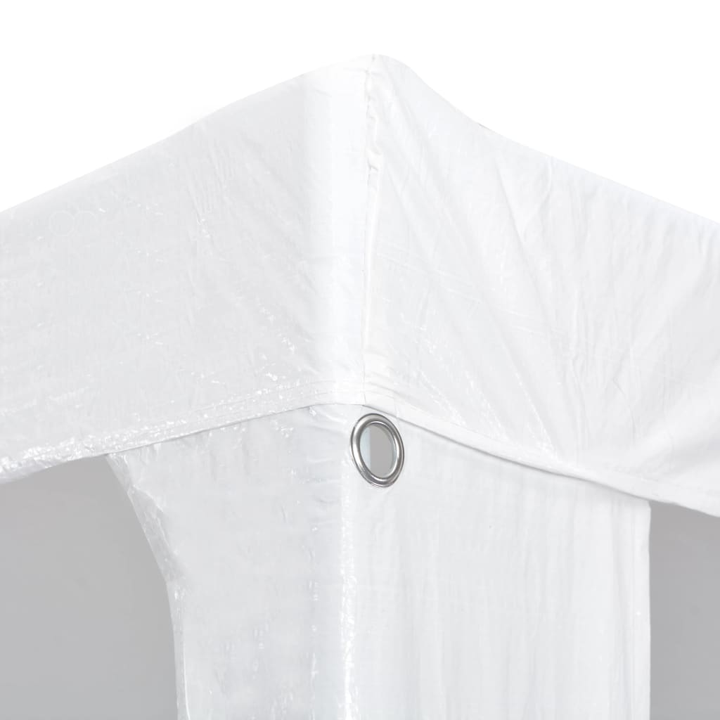 Party Tent | White | Polyethylene roof and steel frame | 3x4 metres