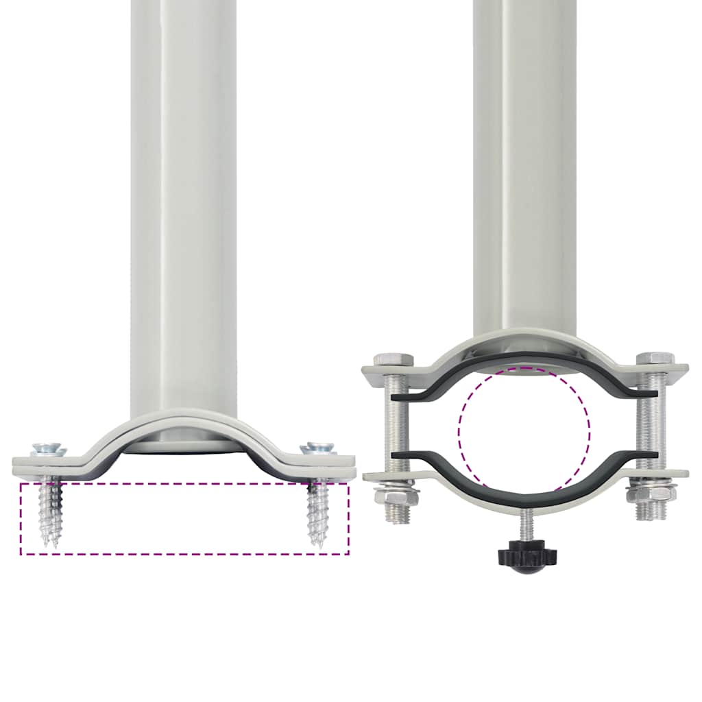 45188 vidaXL Patio Retractable Side Awning 120 x 300 cm Cream