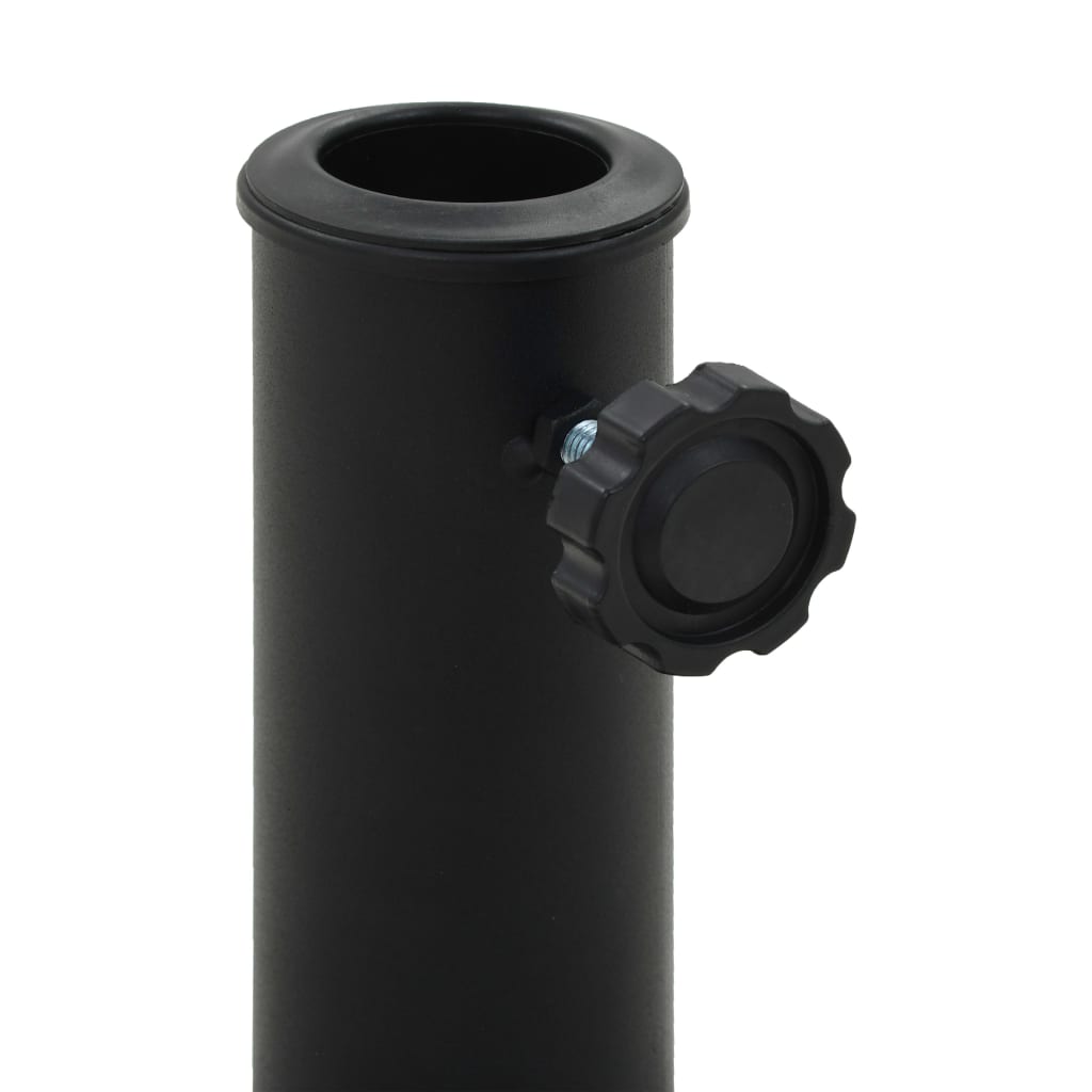 Parasol Base Square Polyresin 8 kg Black