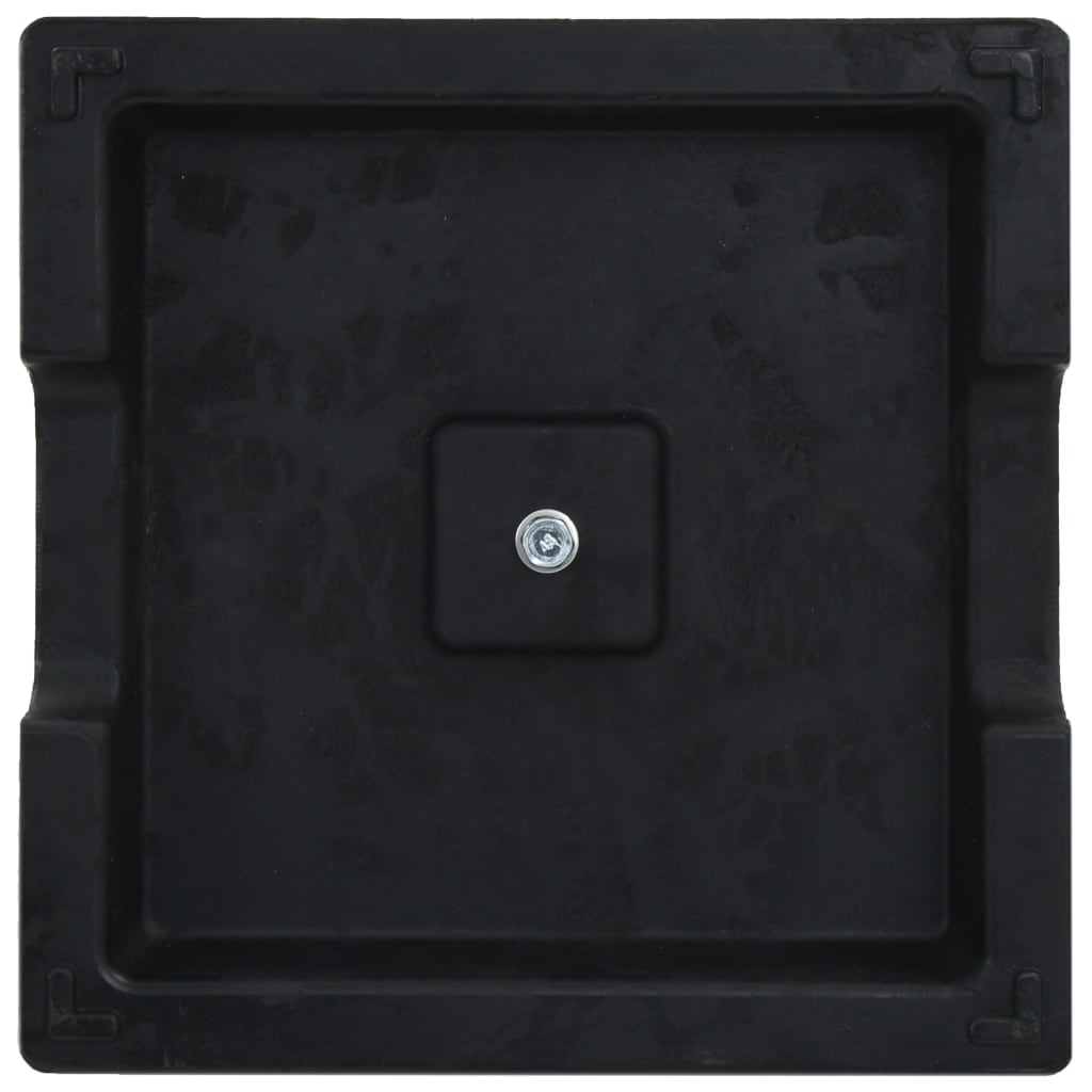 Parasol Base Square Polyresin 8 kg Black