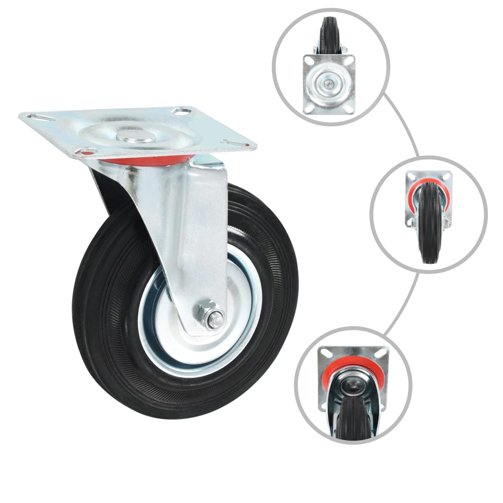 Swivel Casters 4 pcs 125 mm