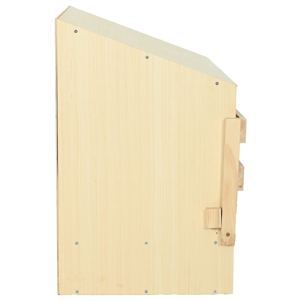 Chicken Laying Nest 3 Compartments 93x40x65 cm Solid Pine Wood