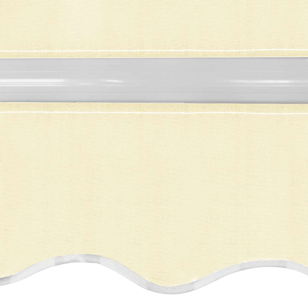 275572 vidaXL Folding Awning Manual Operated 400 cm Cream (143028+143046)