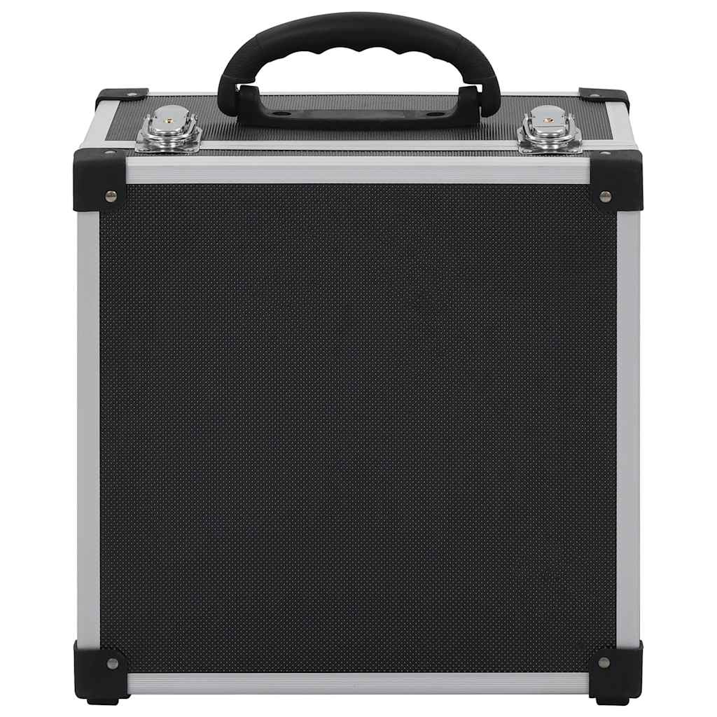CD Case for 40 CDs Aluminium ABS Black