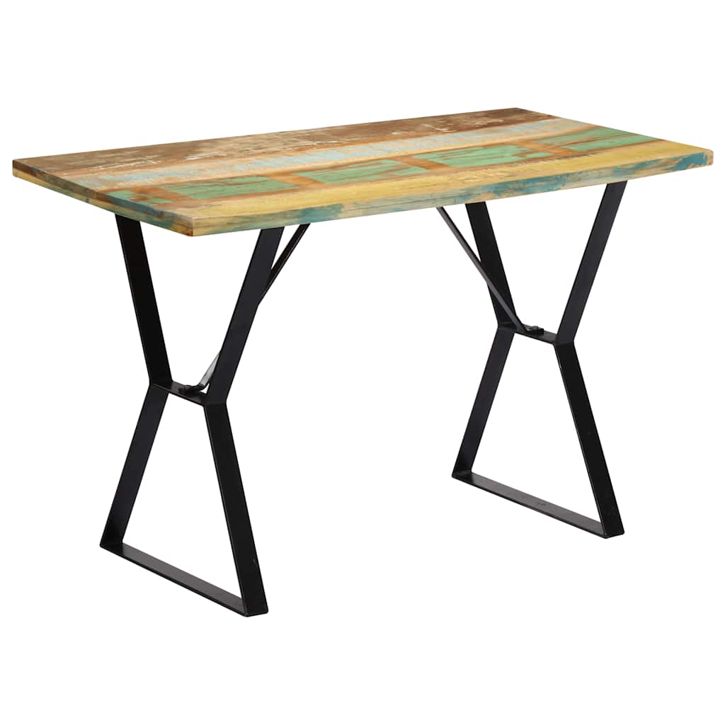 Dining Table 120x60x76 cm Solid Reclaimed Wood