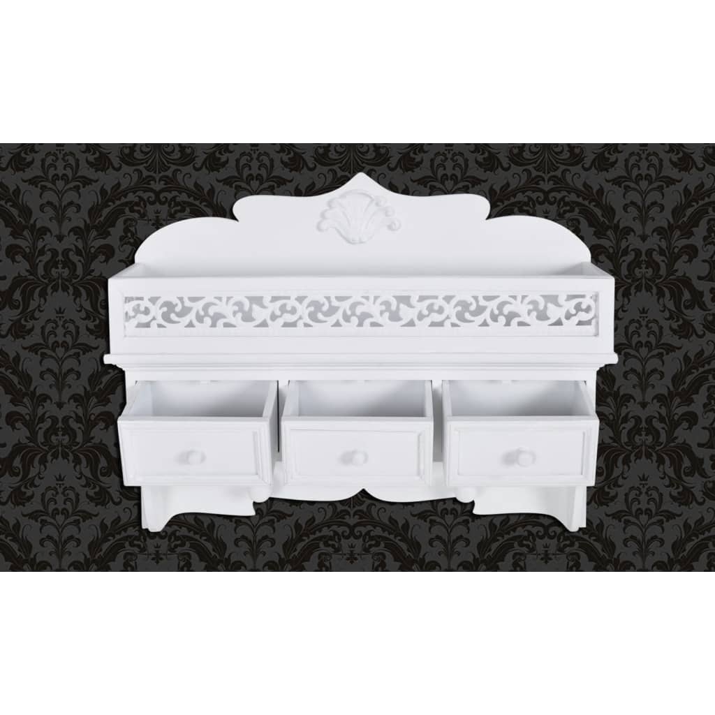 Shelf | White | High-density fibreboard (MDF) | Medium | Wall Shelf