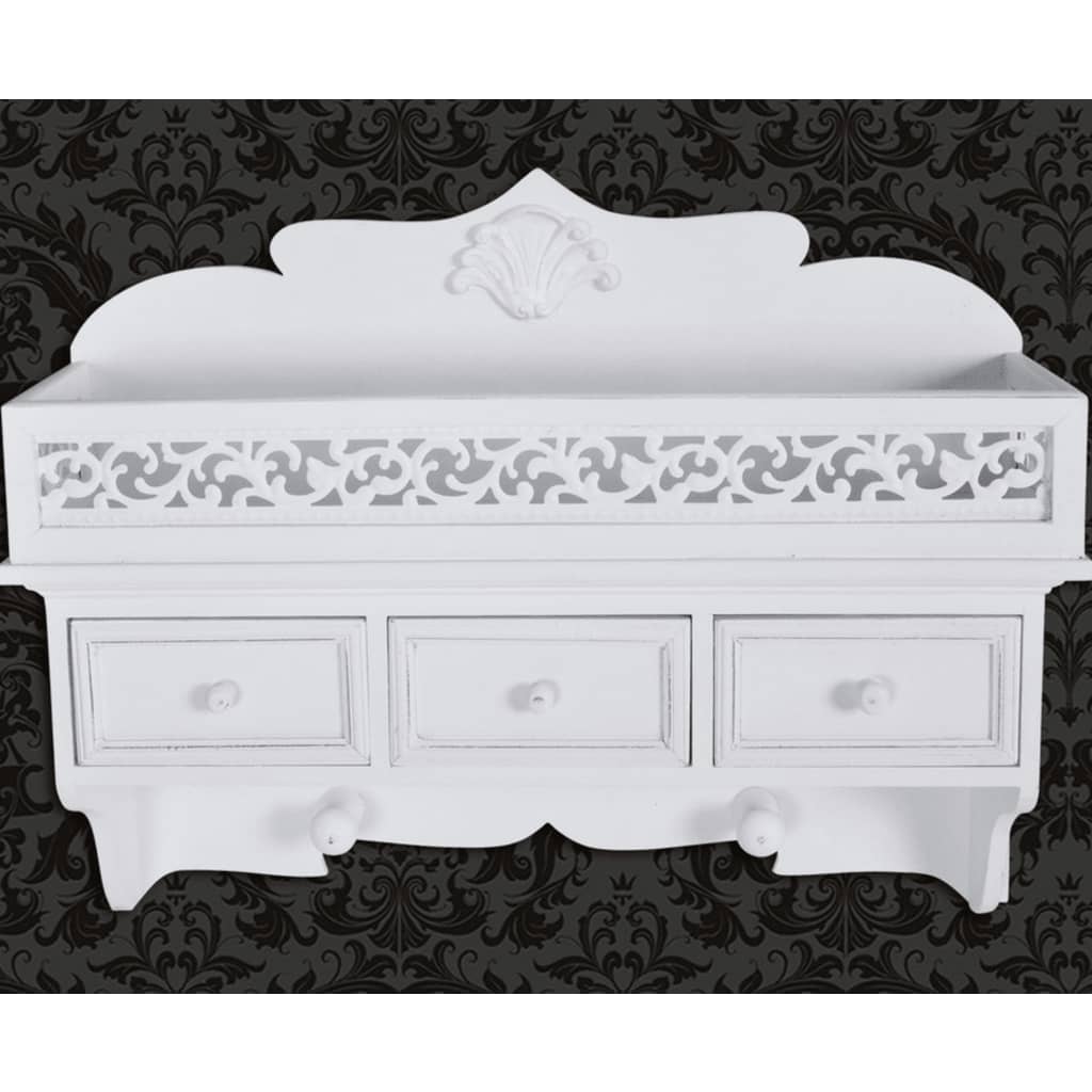 Shelf | White | High-density fibreboard (MDF) | Medium | Wall Shelf