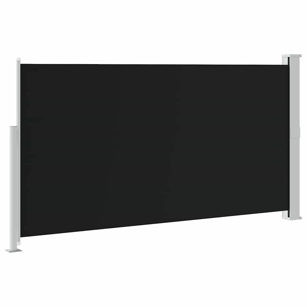Patio Terrace Side awning 160 x 300 cm Black