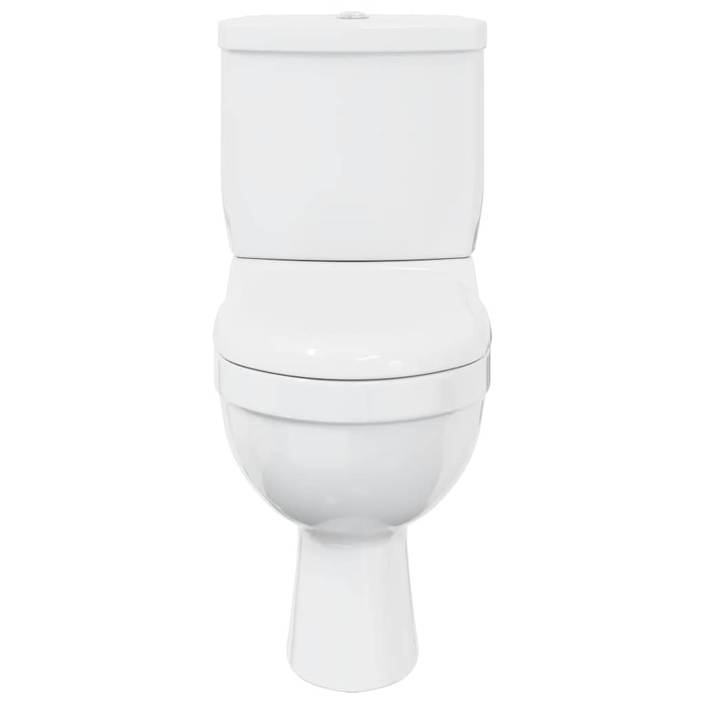 Toilet With Cistern White