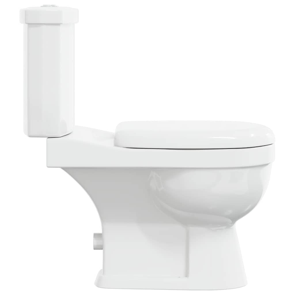 Toilet With Cistern White