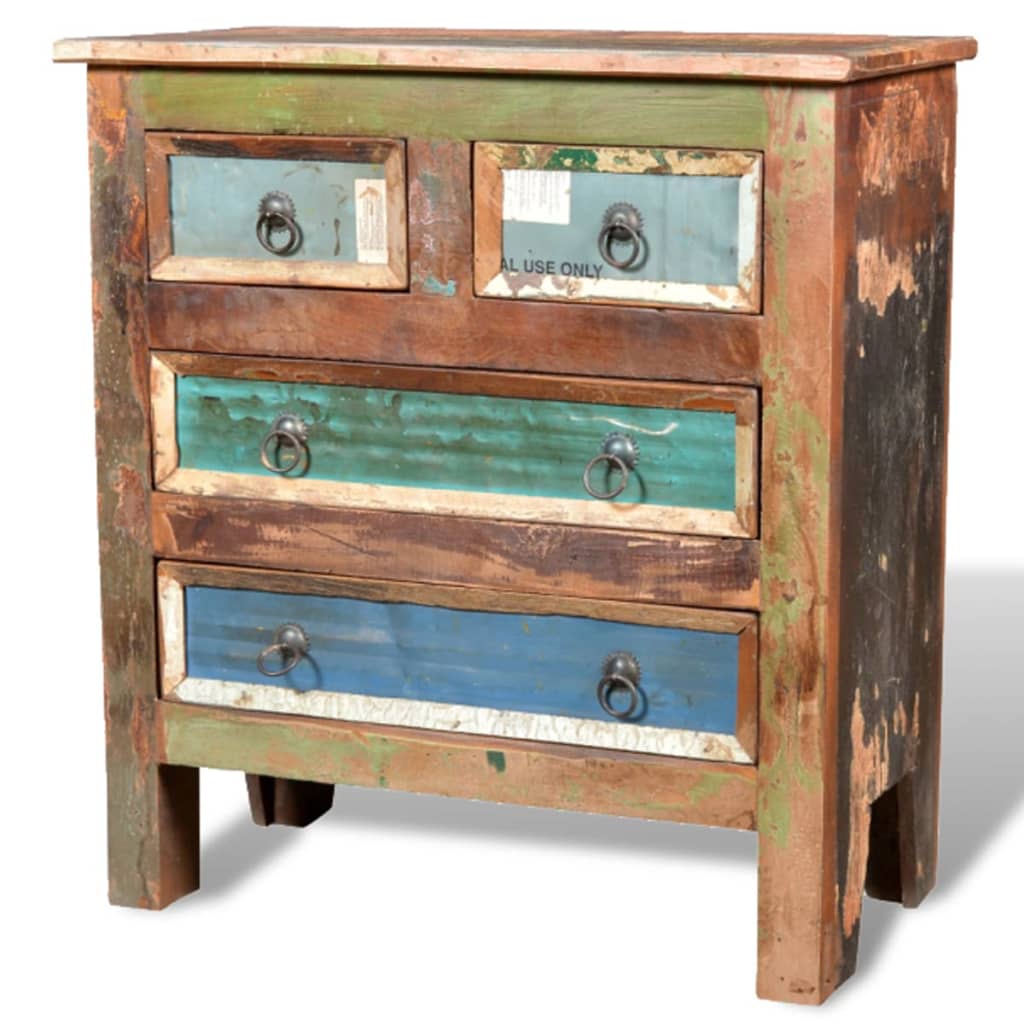 Vintage Cabinet | Multicolour | Reclaimed solid wood | Medium | Storage