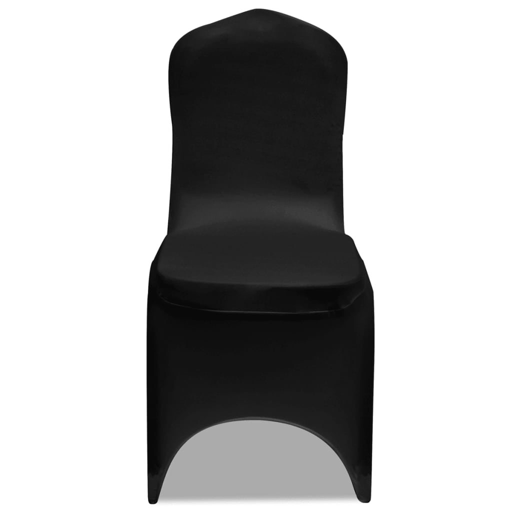 Chair Cover | Set of 6 | Black | 90% Polyester, 10% Elastane