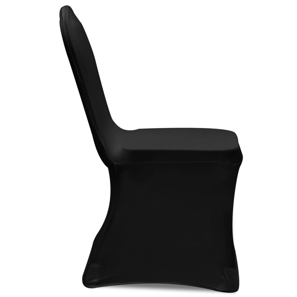 Chair Cover | Set of 6 | Black | 90% Polyester, 10% Elastane
