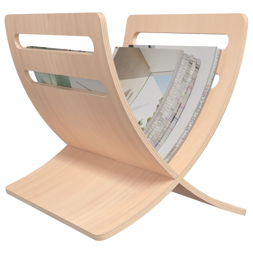 Magazine Rack | Natural | Poplar plywood | Medium | Simple