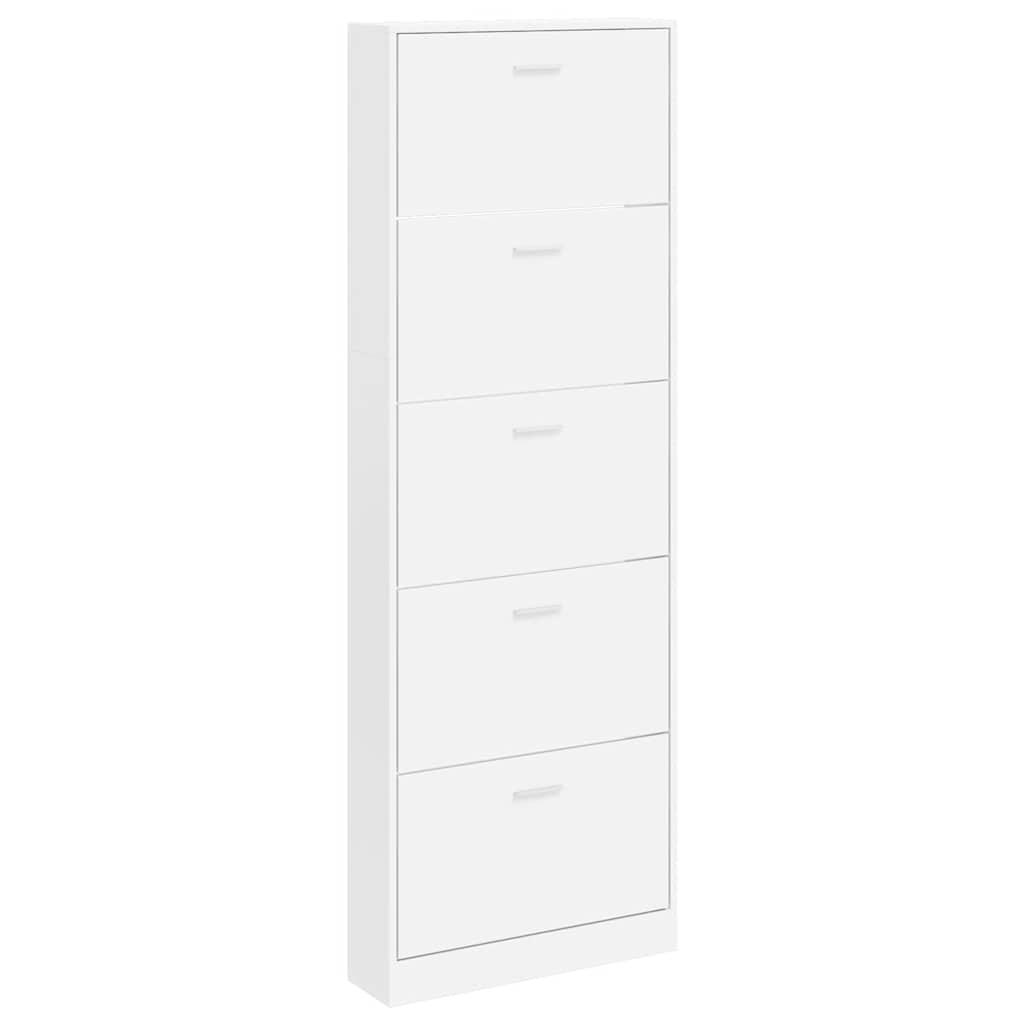 Shoe Cabinet | White | Engineered wood, plastic, aluminium alloy | Medium