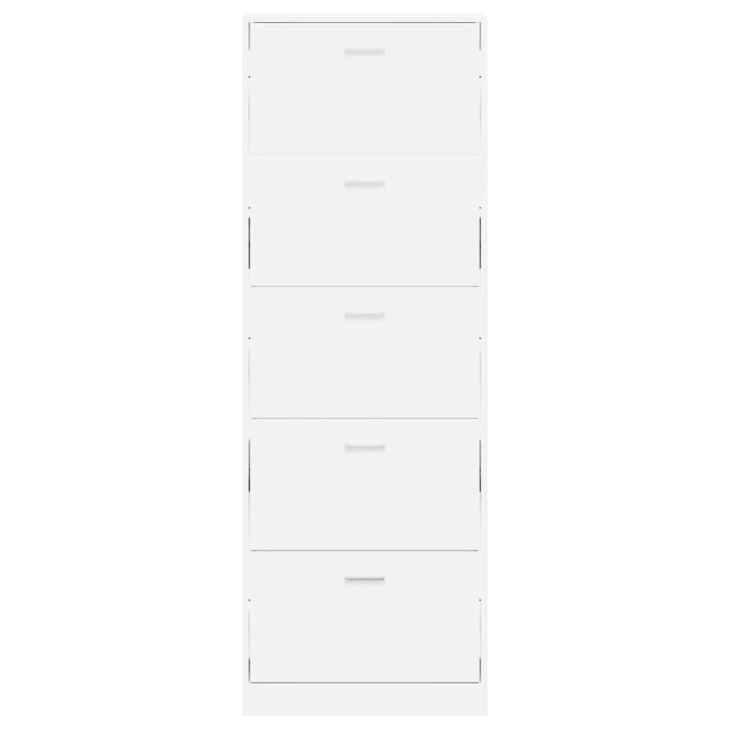 Shoe Cabinet | White | Engineered wood, plastic, aluminium alloy | Medium