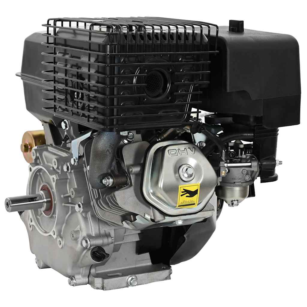 Petrol Engine 15 HP 11 kW Black