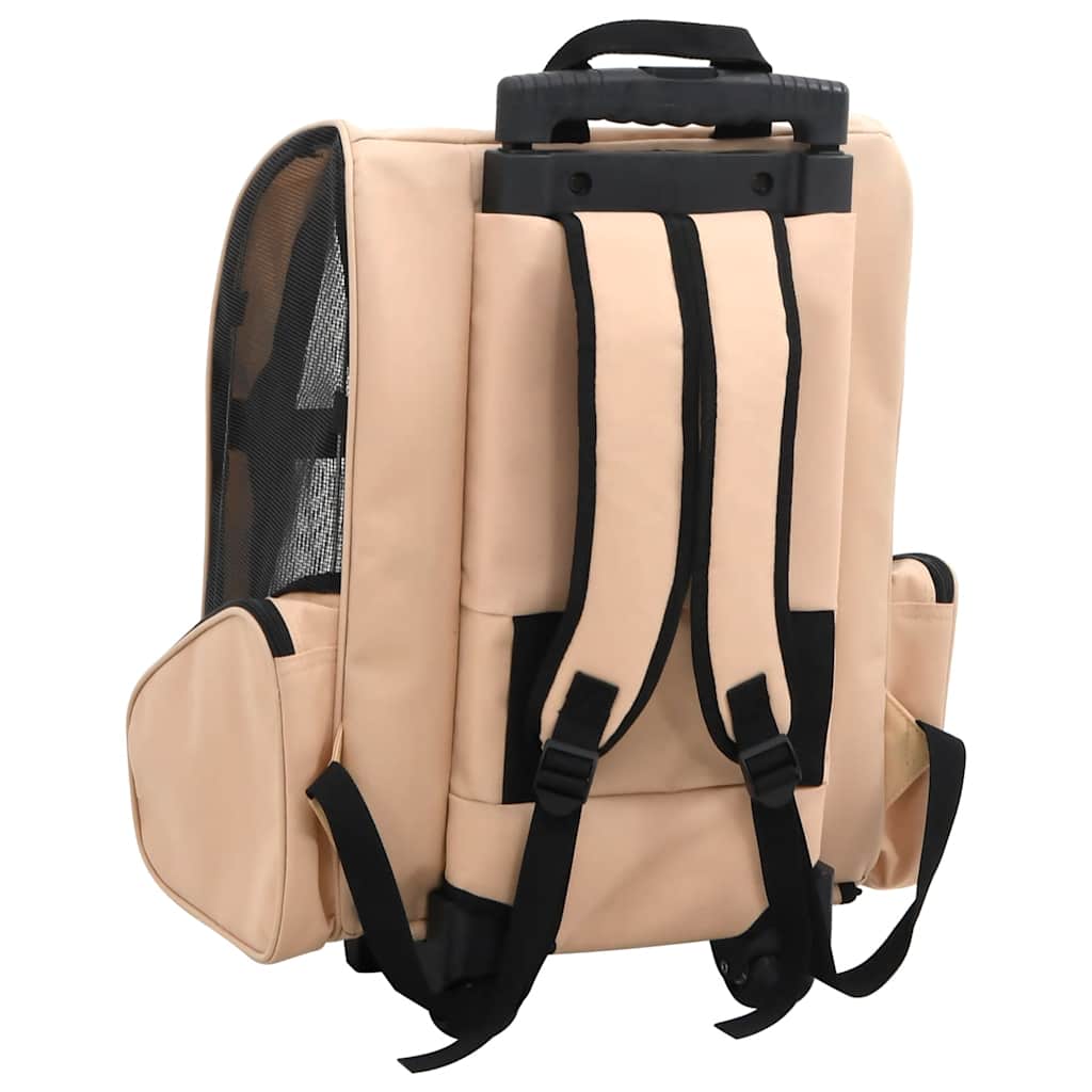 Foldable Multipurpose Pet Trolley Sand
