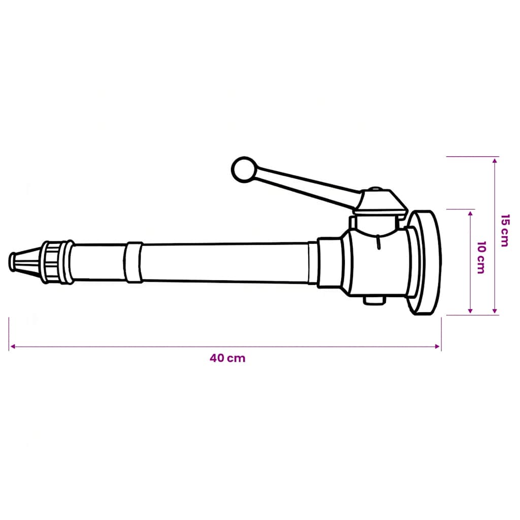 Fire Hose Nozzle with C Coupling