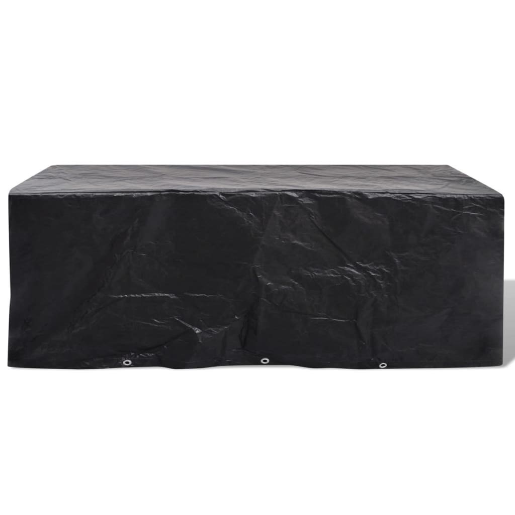 Garden Furniture Cover | Black | Polyethylene | 229 x 113 x 73 cm
