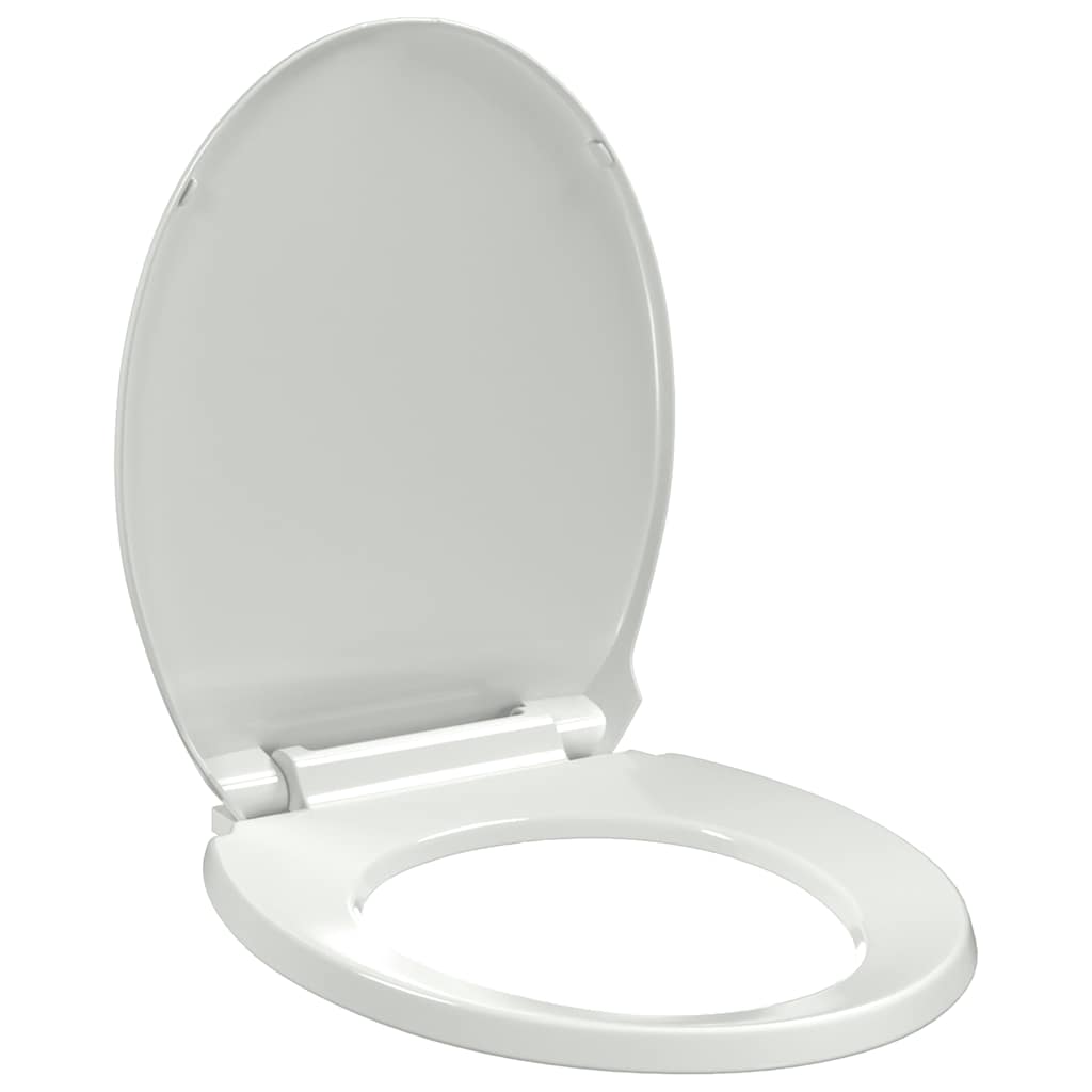 Soft-close Toilet Seat White Oval
