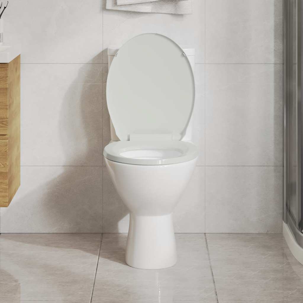 Soft-close Toilet Seat White Oval