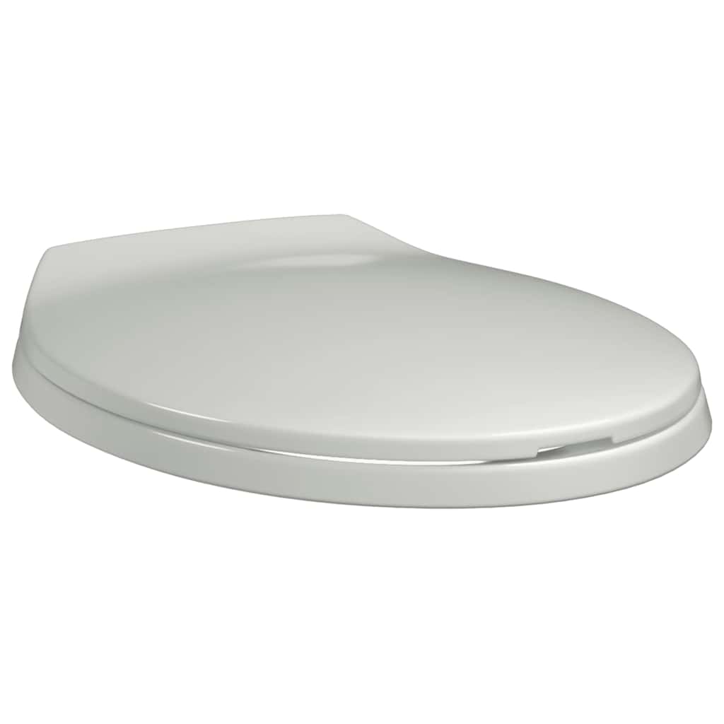 Soft-close Toilet Seat White Oval