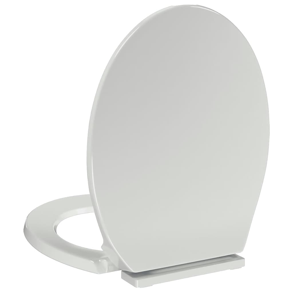 Soft-close Toilet Seat White Oval