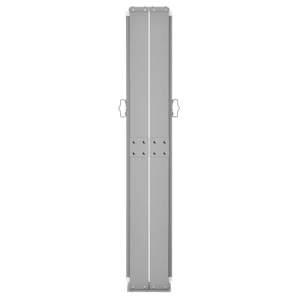 Retractable Side Awning 160x600 cm Grey
