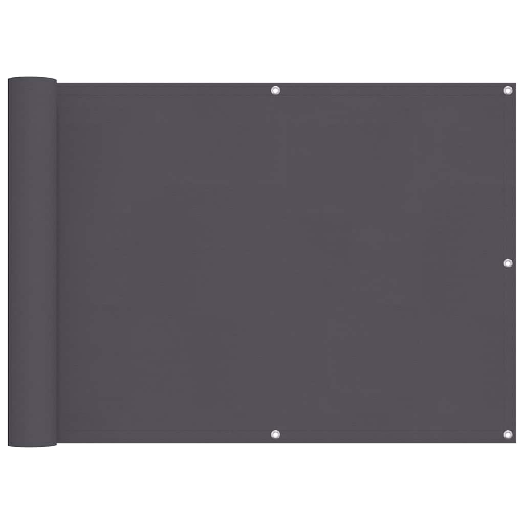 Balcony Screen Oxford Fabric 90x600 cm Anthracite