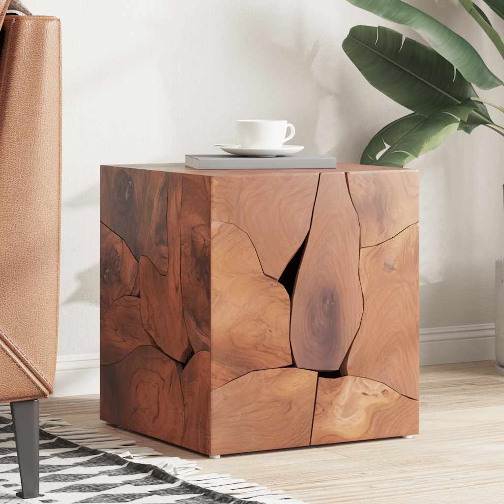 Stool Brown 40x40x45 cm Solid Teak Wood