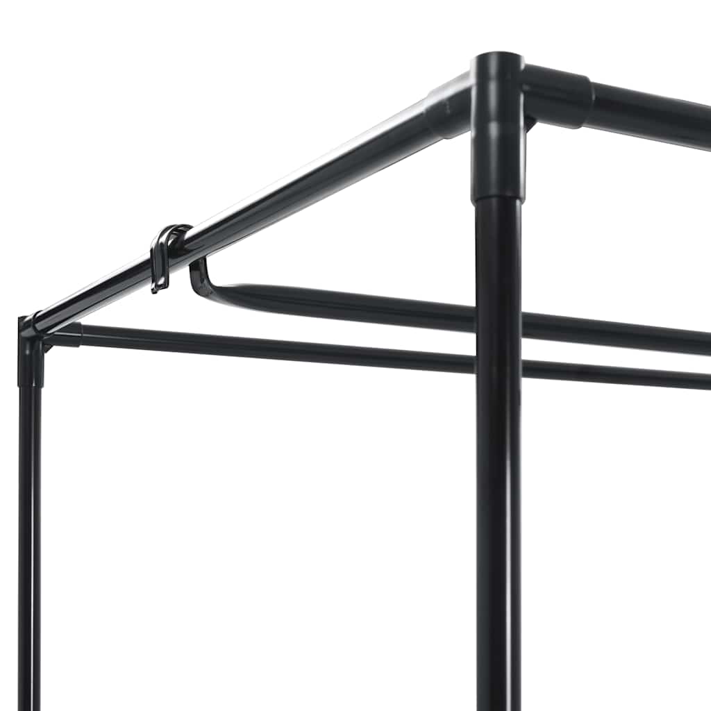 Wardrobe Black 75x50x160 cm