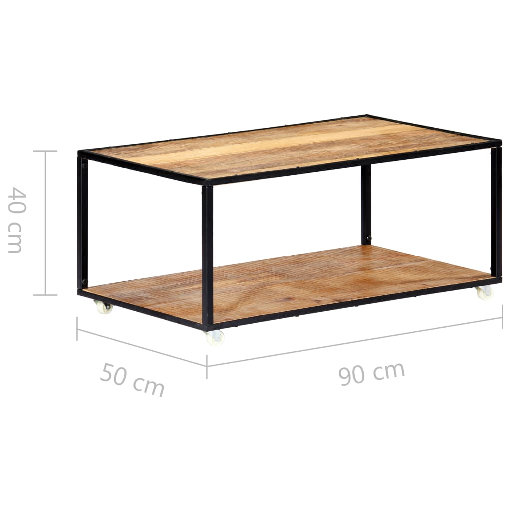 Coffee Table 90x50x40 cm Solid Reclaimed Wood