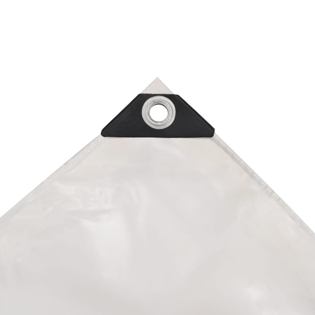 Tarpaulins White 1.5 x 6 m Canvas with PVC Coating