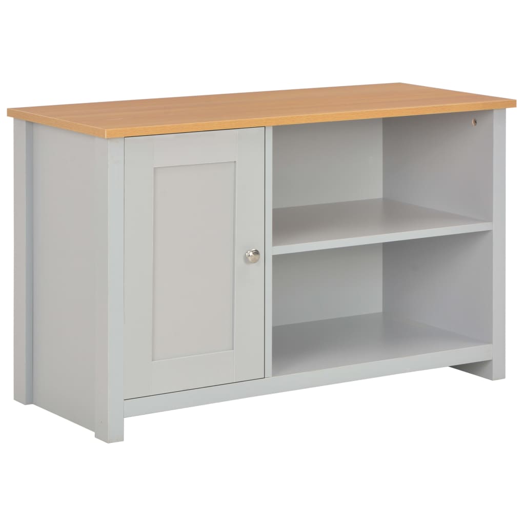 TV Cabinet | Grey | Engineered wood | 95x39x58 cm | TV Stand