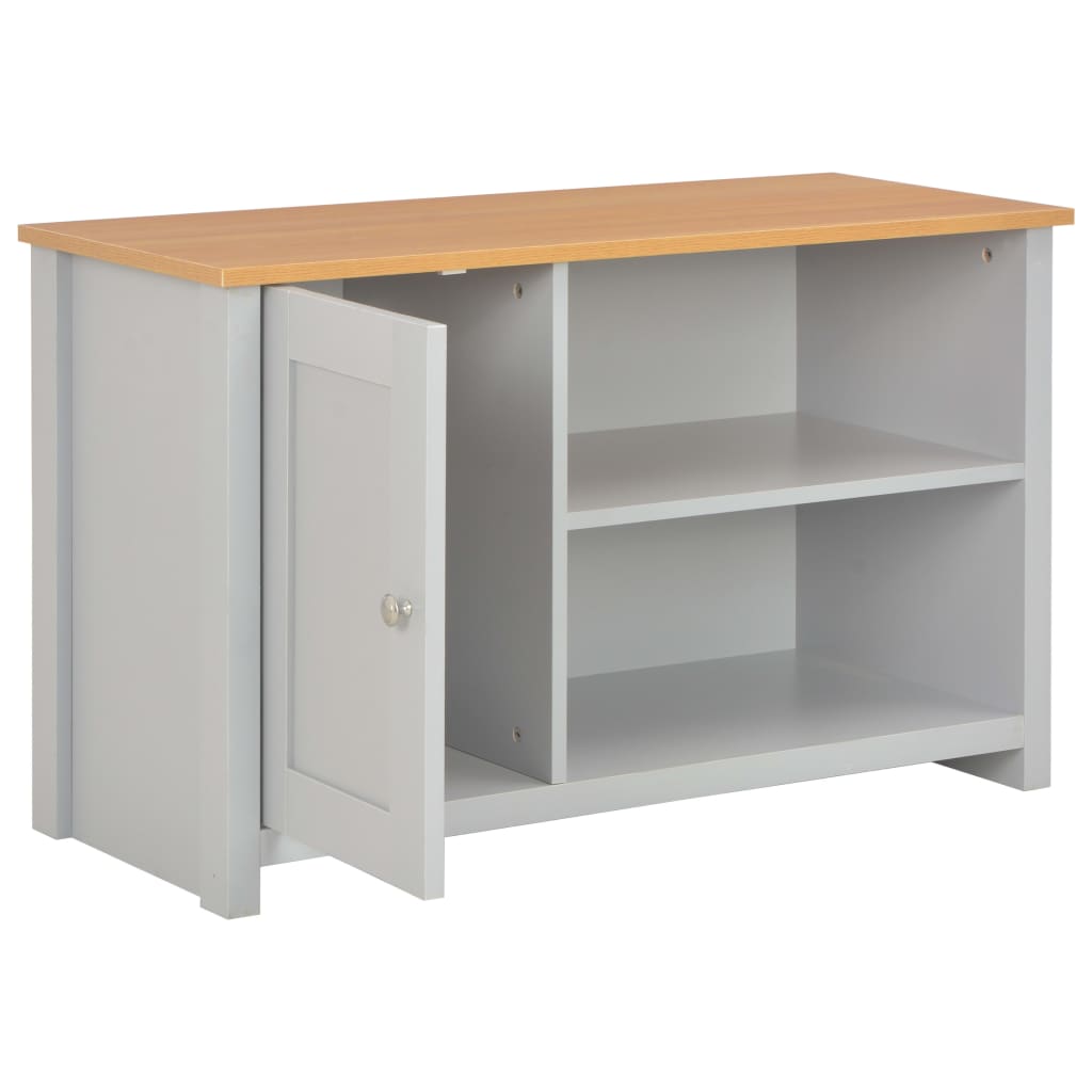 TV Cabinet | Grey | Engineered wood | 95x39x58 cm | TV Stand