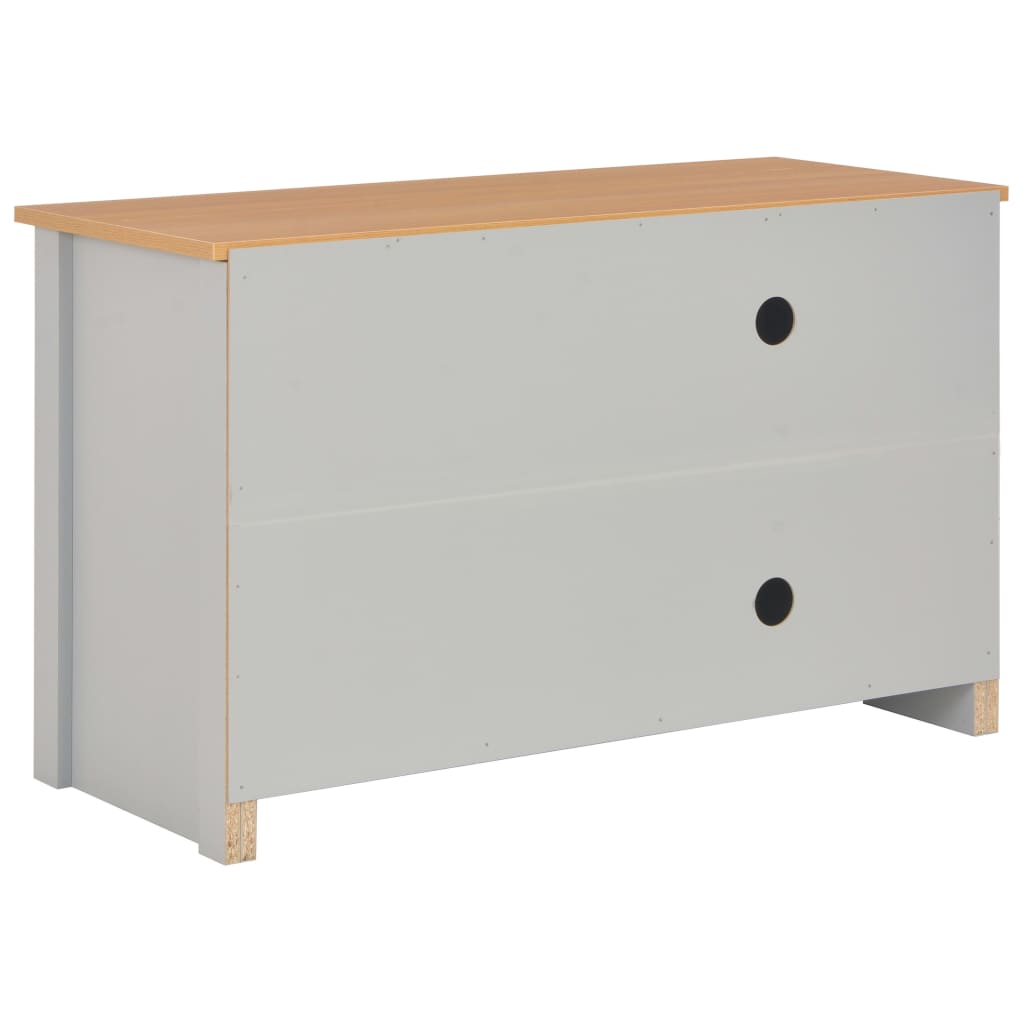 TV Cabinet | Grey | Engineered wood | 95x39x58 cm | TV Stand