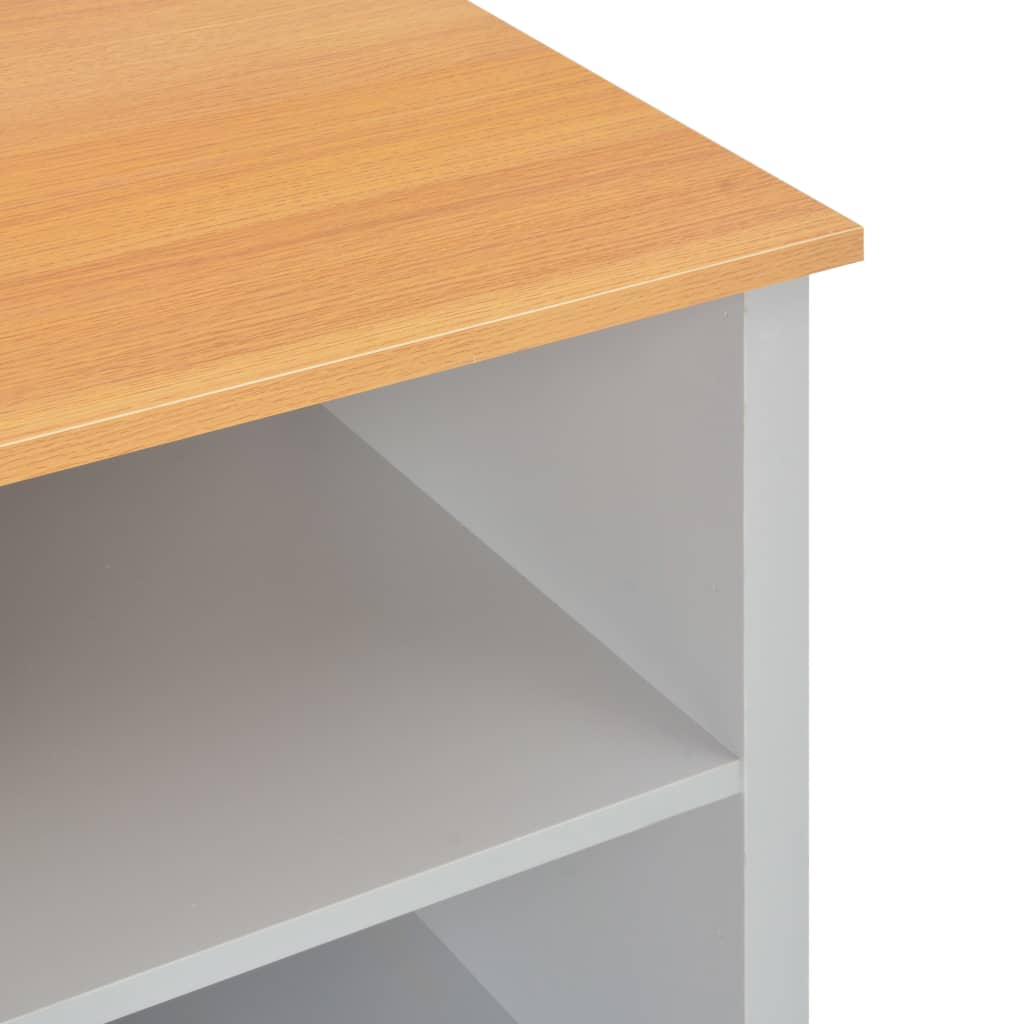 TV Cabinet | Grey | Engineered wood | 95x39x58 cm | TV Stand