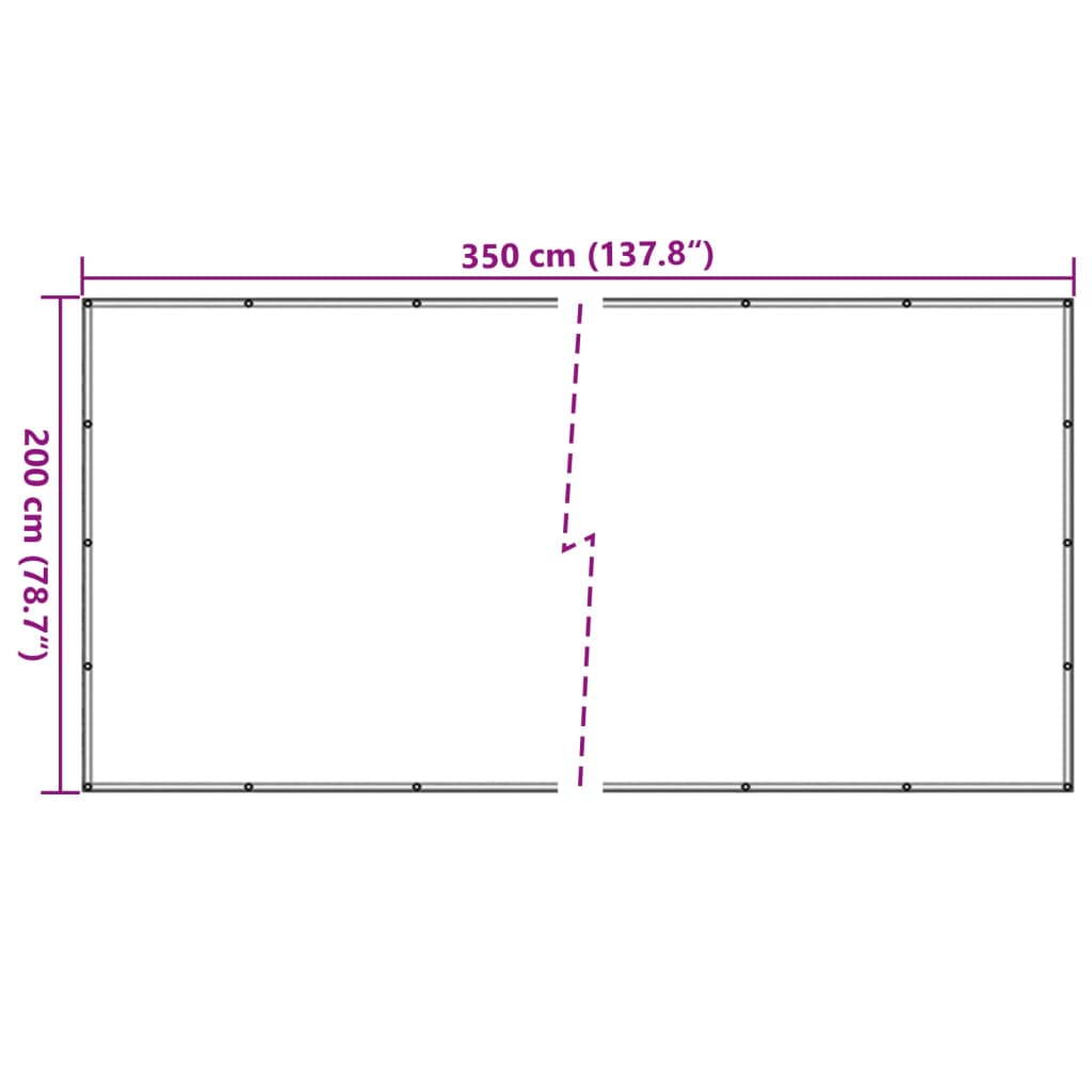 Trailer Net HDPE 2x3.5 m Black