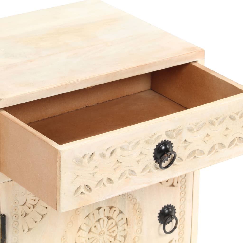 Bedside Cabinet 40x30x50 cm Solid Mango Wood