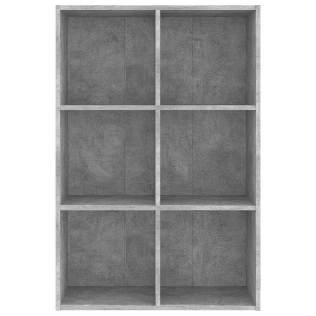 Book Cabinet | Concrete grey | Engineered wood | 66x30x98 cm