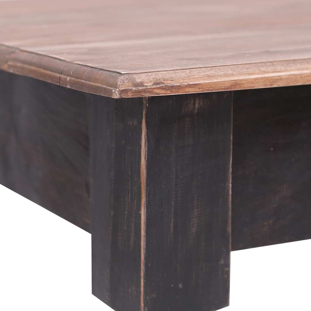 283907 vidaXL Desk with 3 Drawers 117x57x75 cm Solid Mahogany Wood