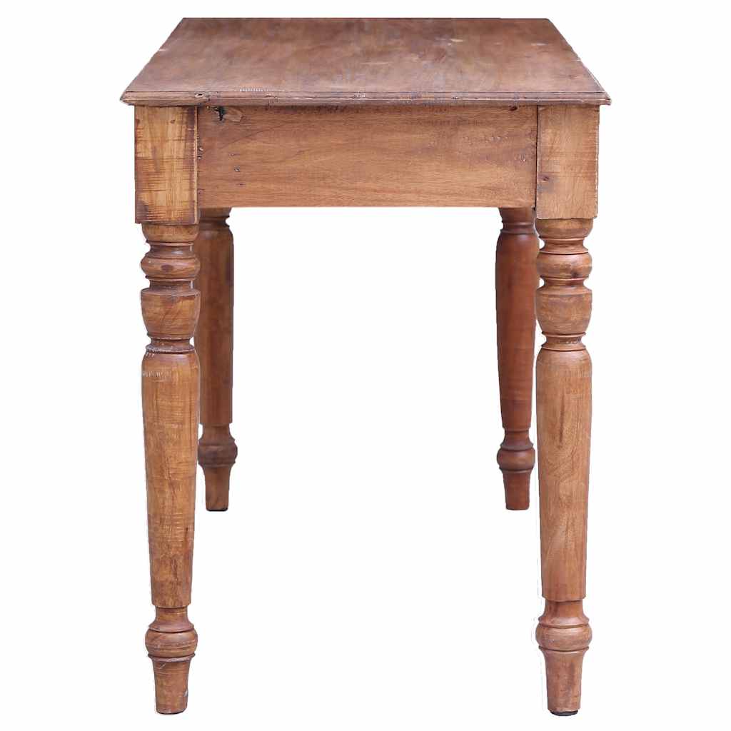 Desk with Drawers 117x57x75 cm Solid Mahogany Wood