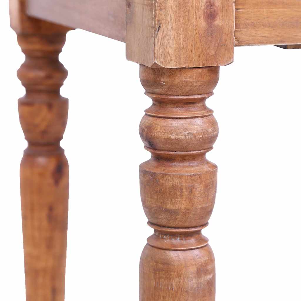 Desk with Drawers 117x57x75 cm Solid Mahogany Wood