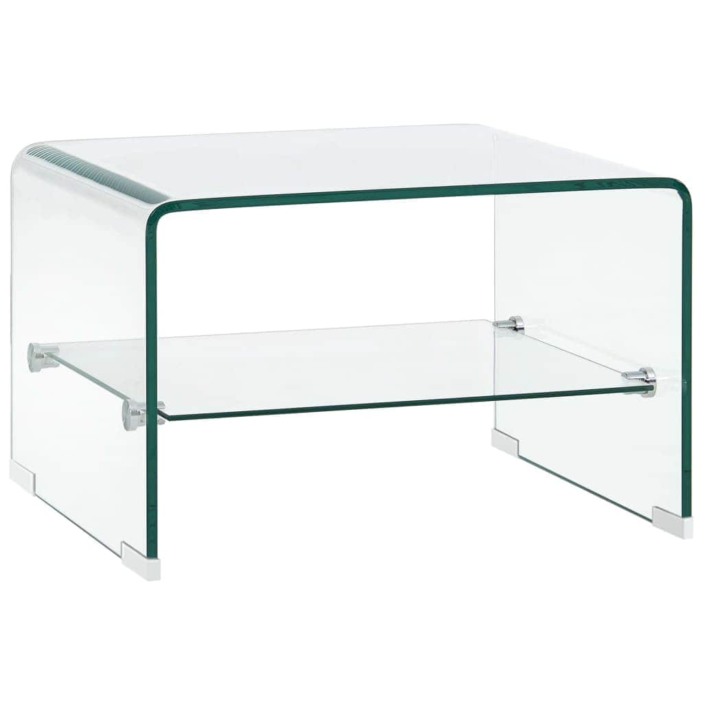 Coffee Table | Clear | Tempered safety glass | Compact | Coffee Table