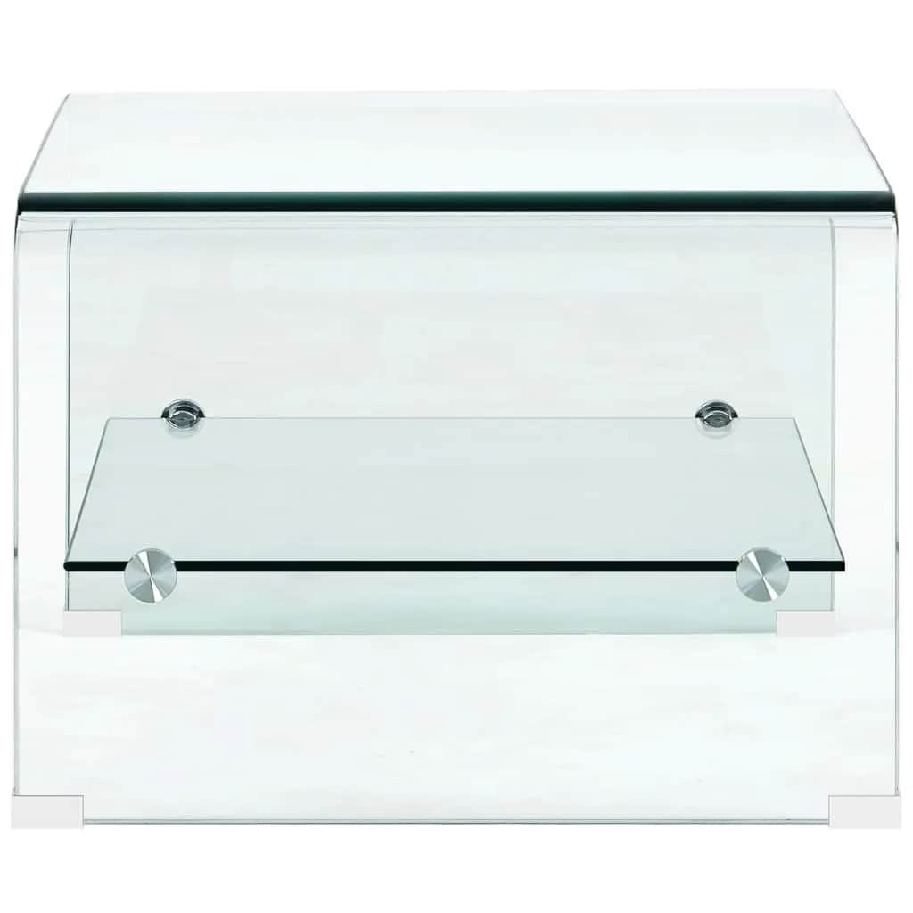 Coffee Table | Clear | Tempered safety glass | Compact | Coffee Table