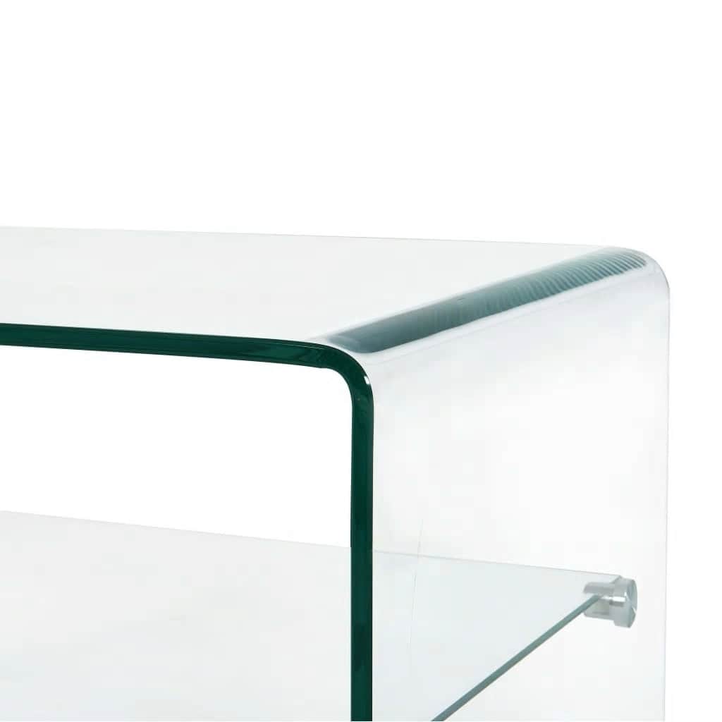 Coffee Table | Clear | Tempered safety glass | Compact | Coffee Table