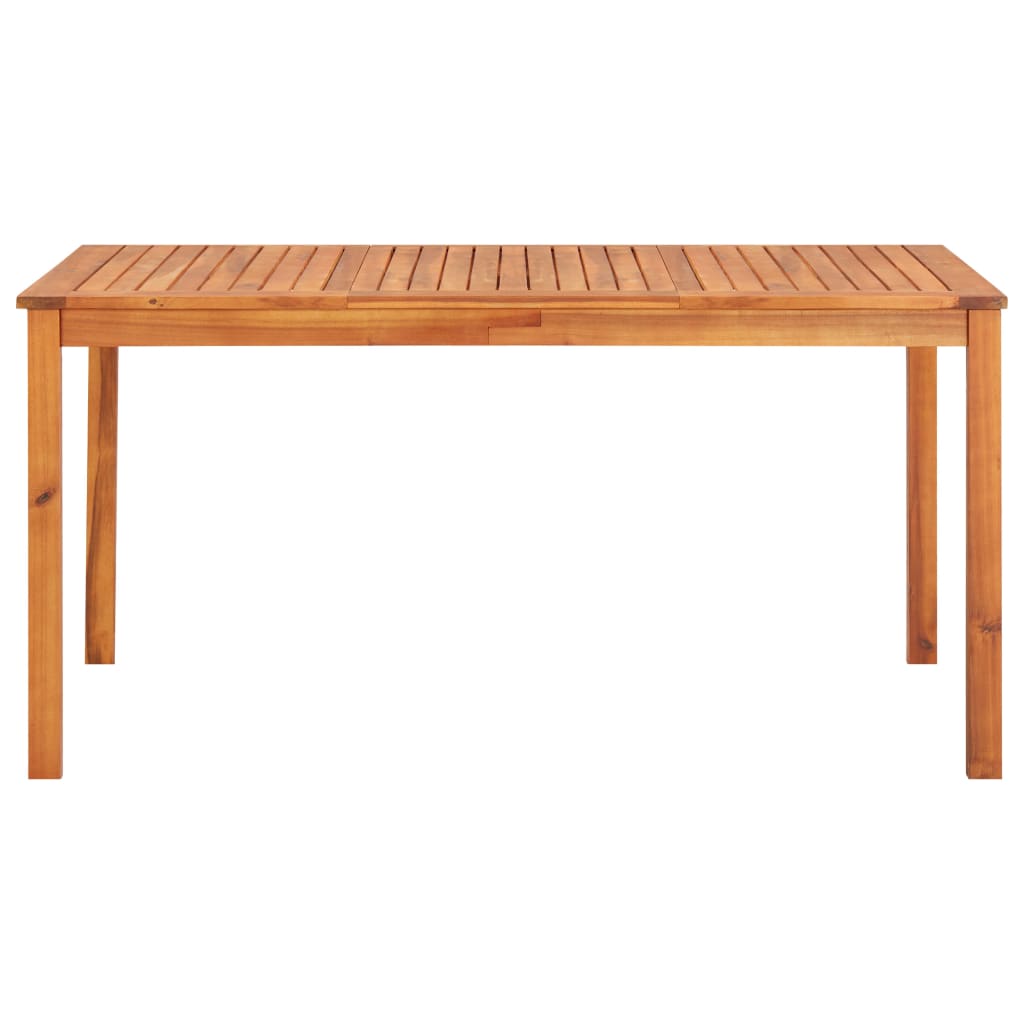 Dining Table | Natural | Solid Acacia Wood | 150 x 90 x 74 cm | Hardwood
