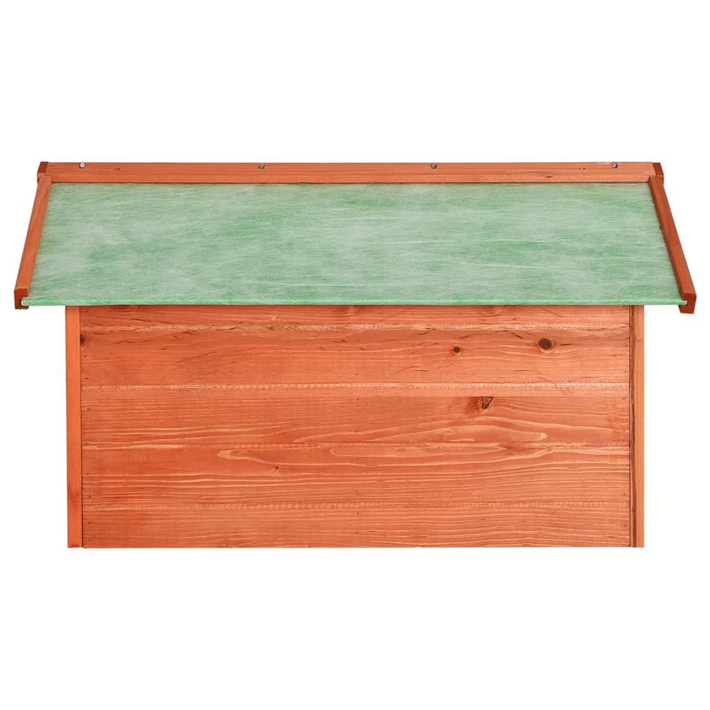 Lawn Mower Garage | Brown, Green | Solid Firwood, Plywood | Medium