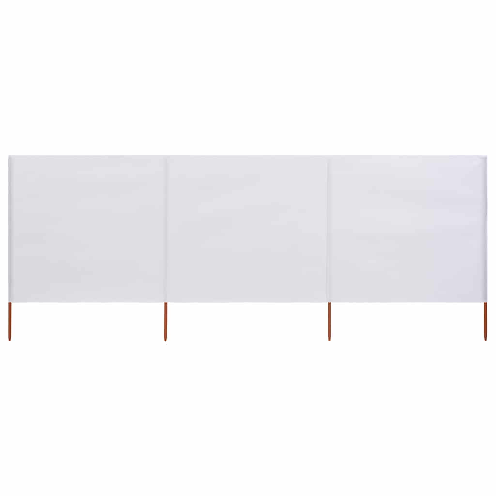 Wind Screen | Sand White | Non-woven fabric | 400 x 160 cm | Collapsible